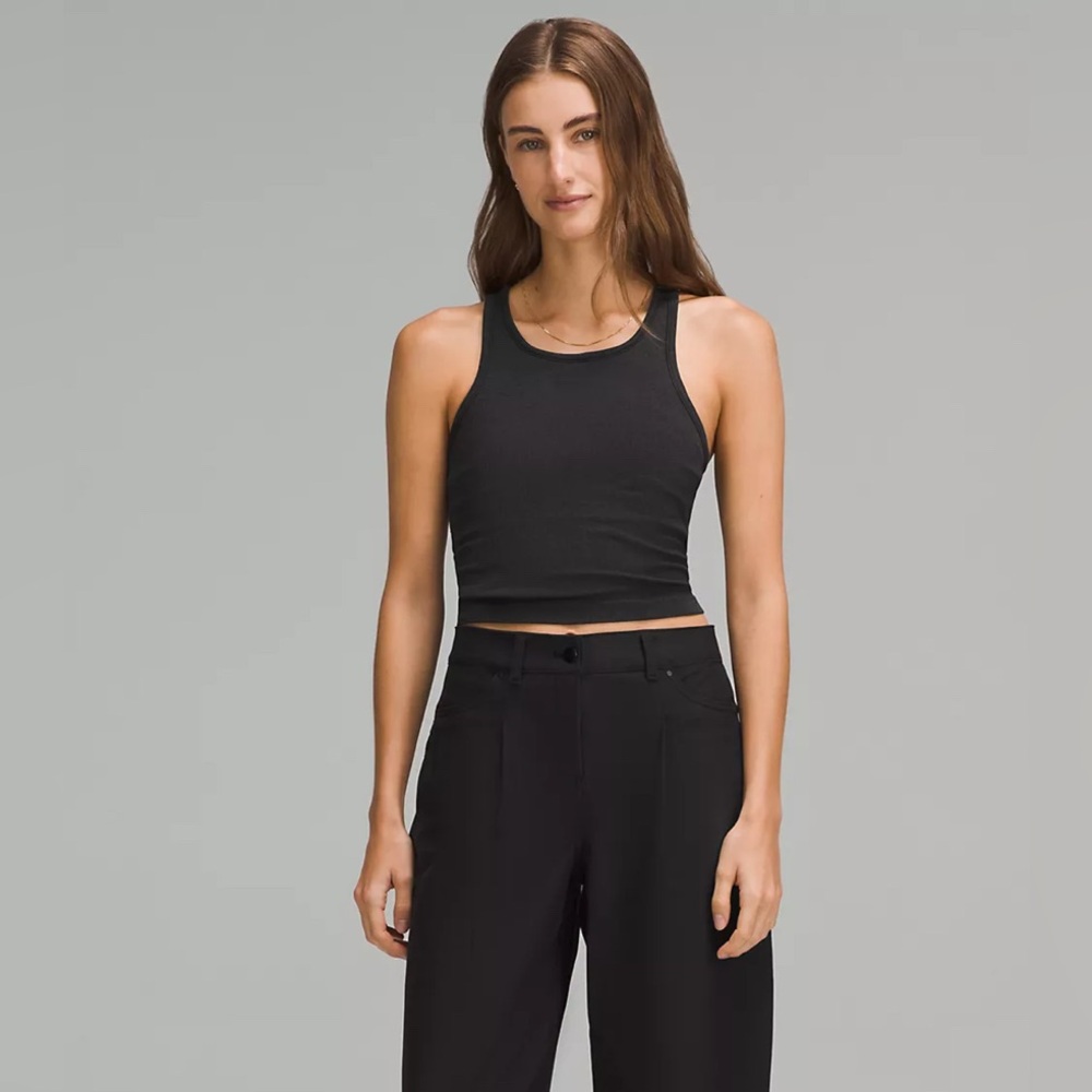 Lululemon Ebb to Street Cropped Racerback Tank Top